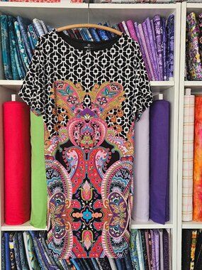 Ronni Nicole Patterned Shift Dress